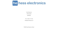 Hess-electronics.ch