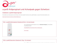 antiperspirant.ch