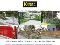 Zaun-kohler.ch