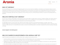 Aronia.ch