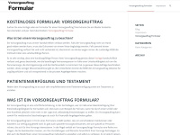 Vorsorgeauftrag-formular.ch