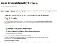 Linux-presentation-day.ch