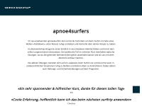 Apnoe4surfers.ch