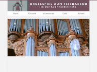 Orgelspielzumfeierabend.ch