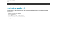 content-provider.ch